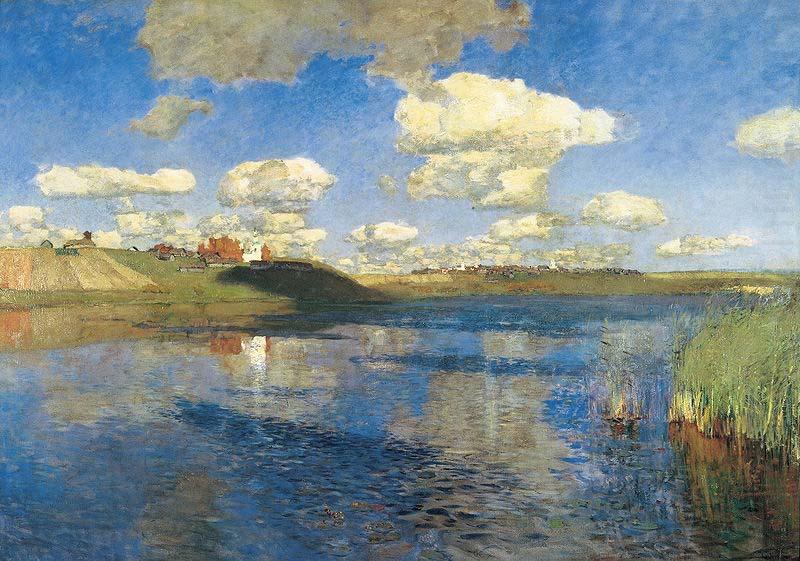 Isaac Levitan Lake. Russia china oil painting image